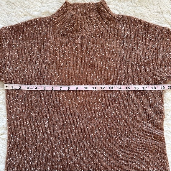 Tularosa Sweater Tash Mockneck Cut Out Back in Dijon Brown XS NWT New - Picture 11 of 13